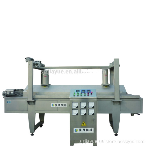 Continuous Popcorn Chicken Nuggets Frying Machine for Chicken Popiah